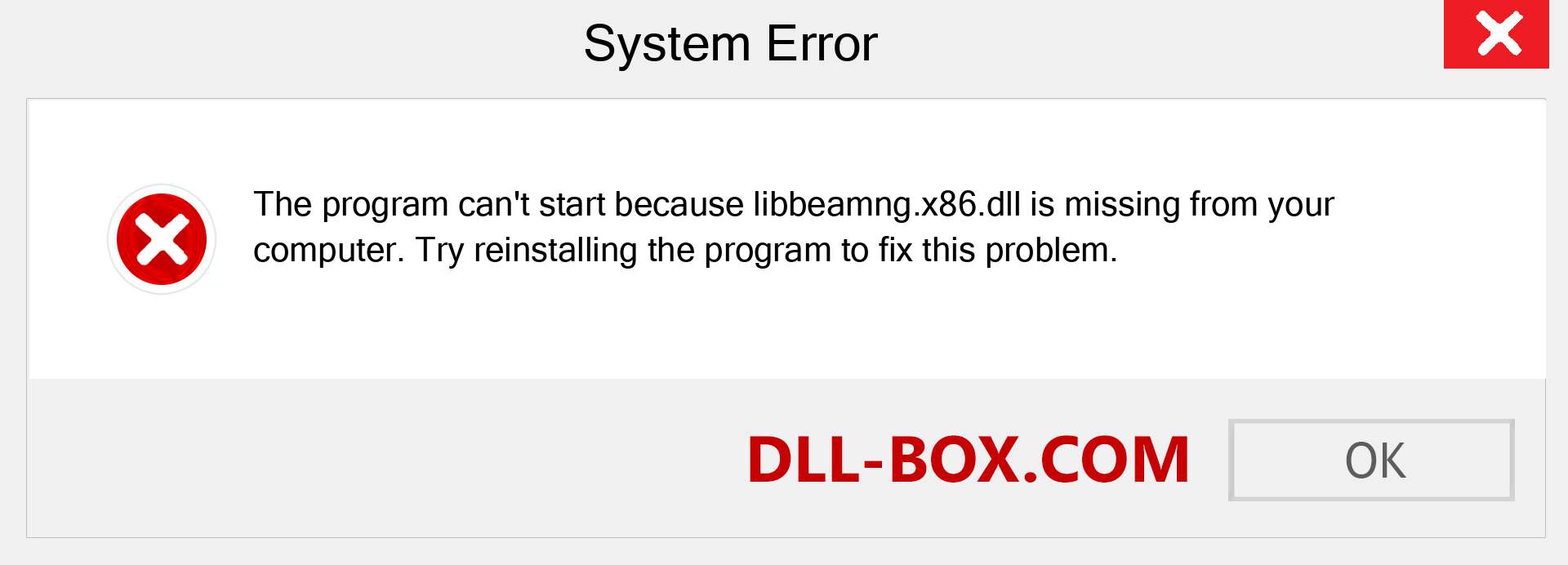  libbeamng.x86.dll file is missing?. Download for Windows 7, 8, 10 - Fix  libbeamng.x86 dll Missing Error on Windows, photos, images